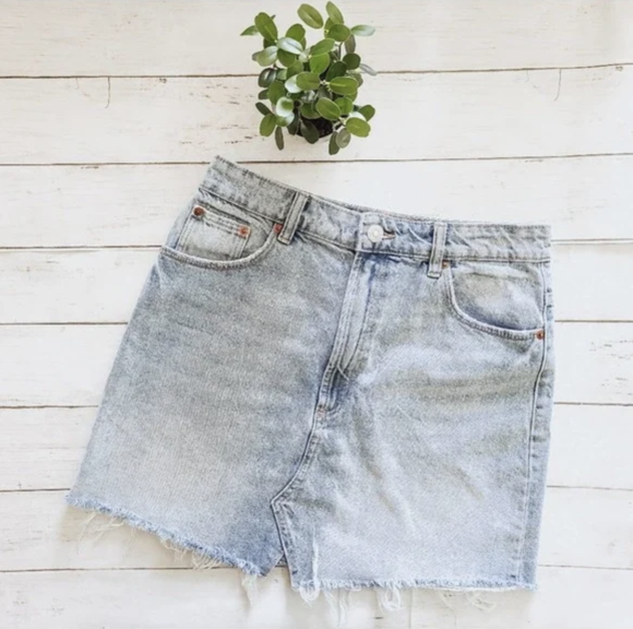 Denim Mini Skirts